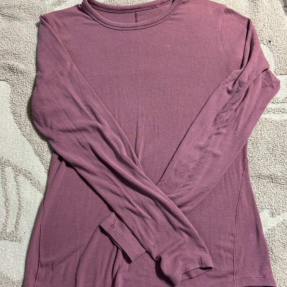 lululemon athletica Dusty Rose Long Sleeve Top